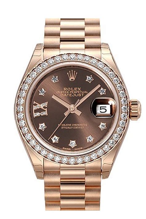 rolex damen uhr rosegold|rolex lady datejust dial.